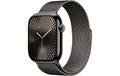 Apple Watch S10 CEL 46 Slate Titaniu Loop S mit Slate Milanese Loop - S/M