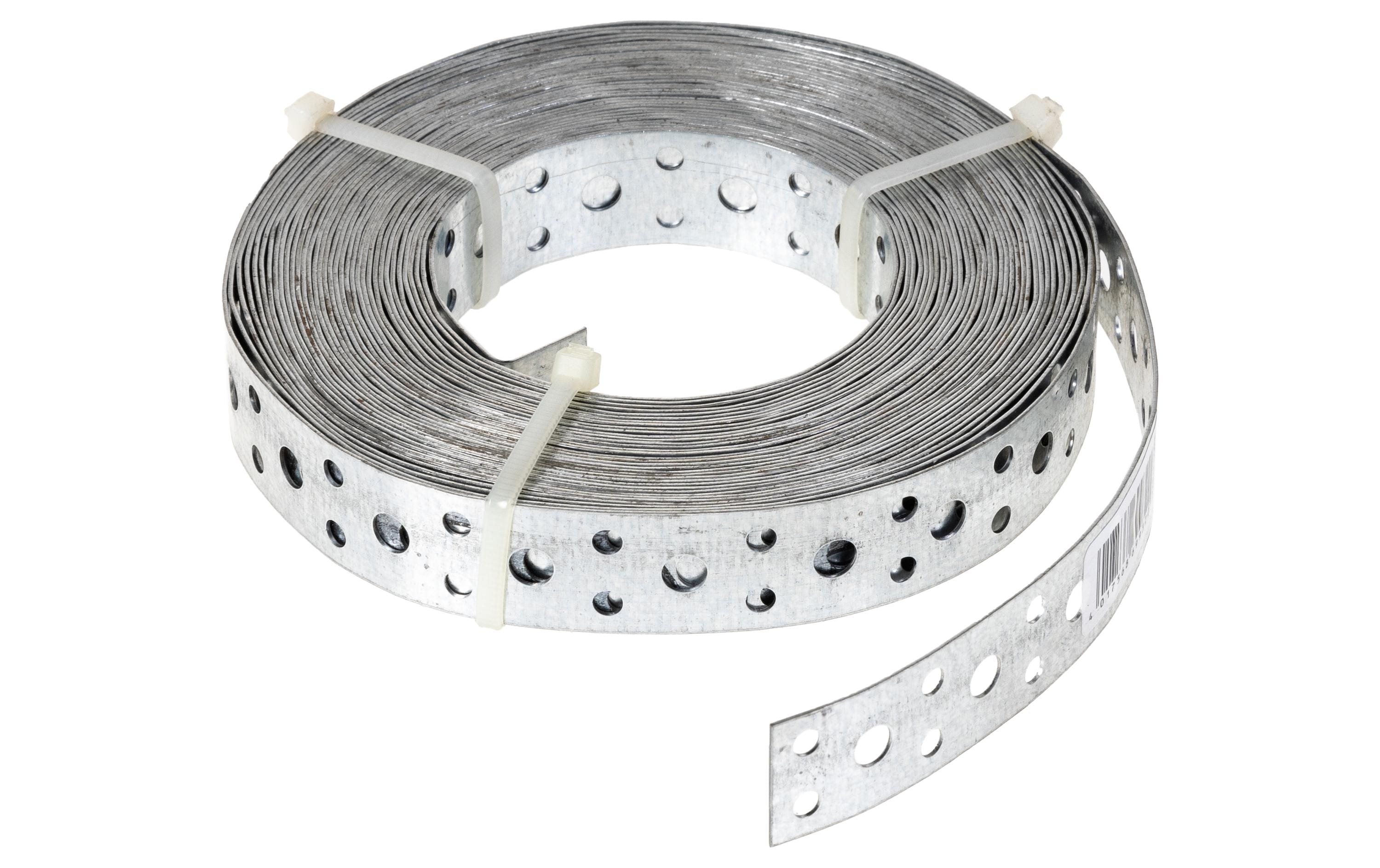 STRUCT Lochband Stahl verz. 20x0,8mmx10m 1 Stk