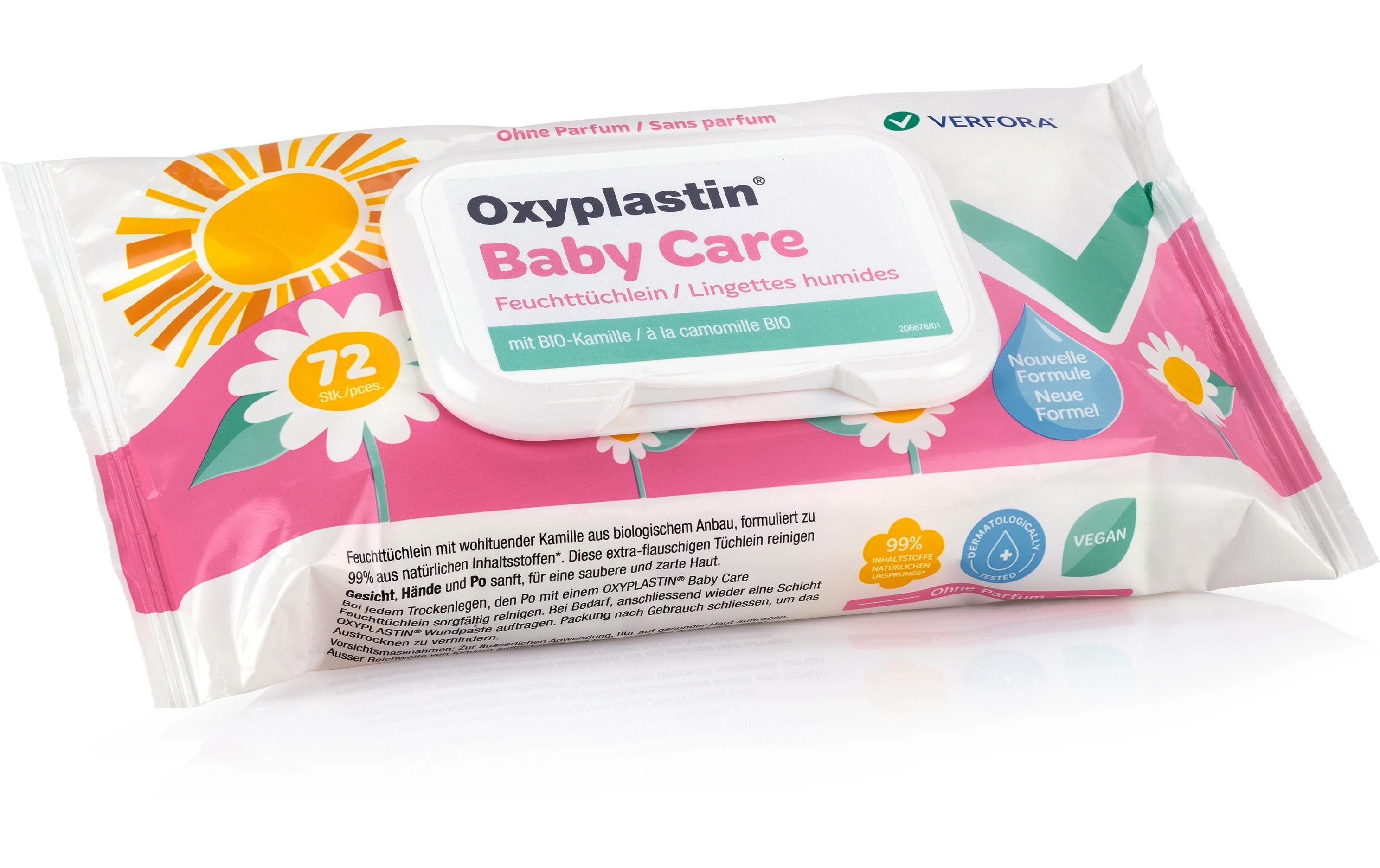 Oxyplastin BabyCare Feuchttücher 72 Stück
