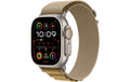 Apple Watch Ultra 2 2024 Natural Titanium mit Tan Alpine Loop - Small