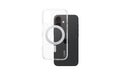 CARE Backcover Feature Kickstand Silver fürs iPhone 16, mit MagSafe