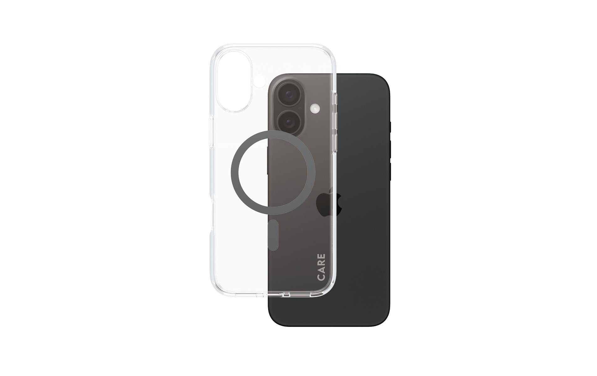 CARE Backcover Flagship Black fürs iPhone 16 Plus, mit MagSafe