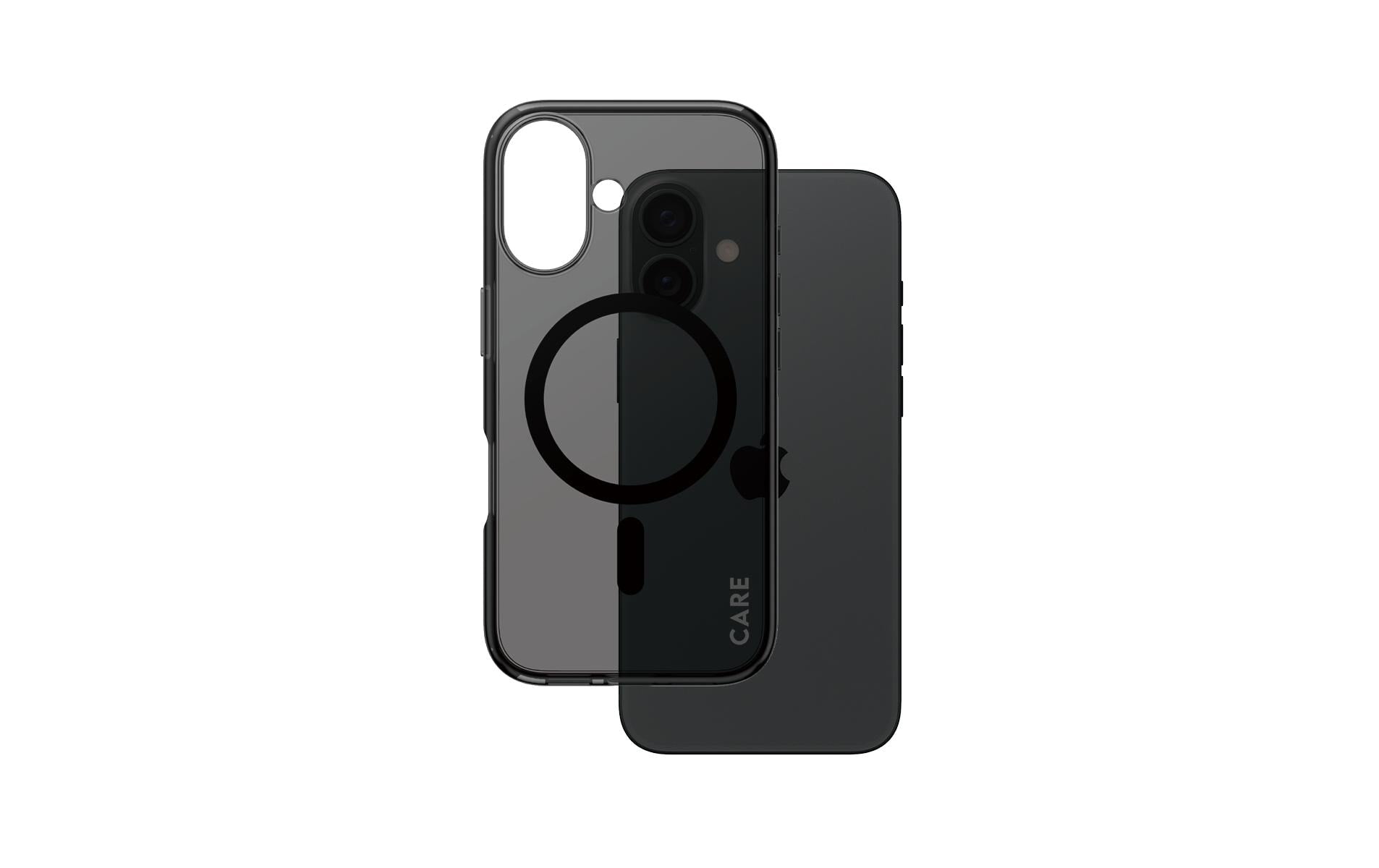 CARE Backcover Flagship Smokey fürs iPhone 16, mit MagSafe