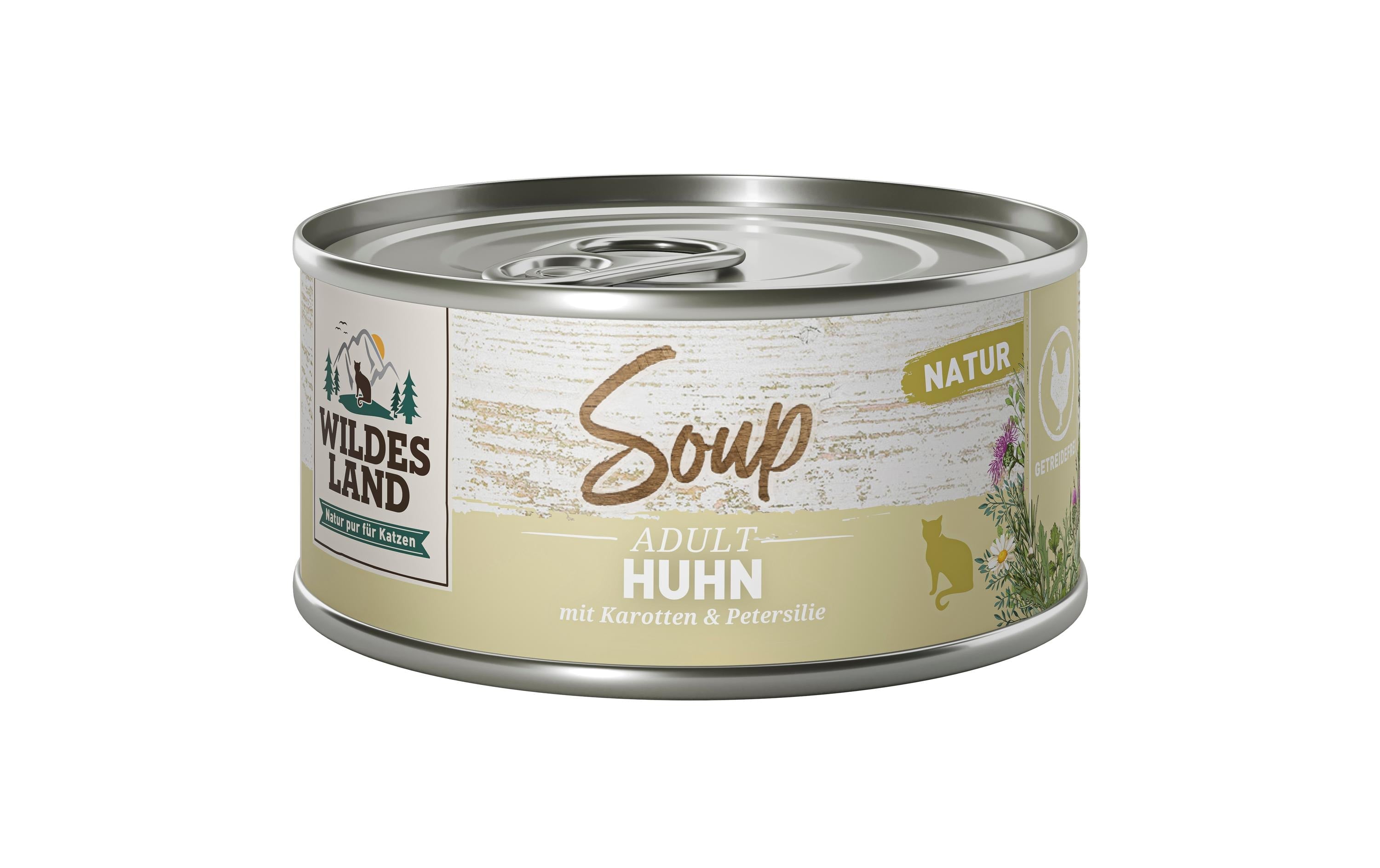 Wildesland Cat Soup Huhn 12x80g