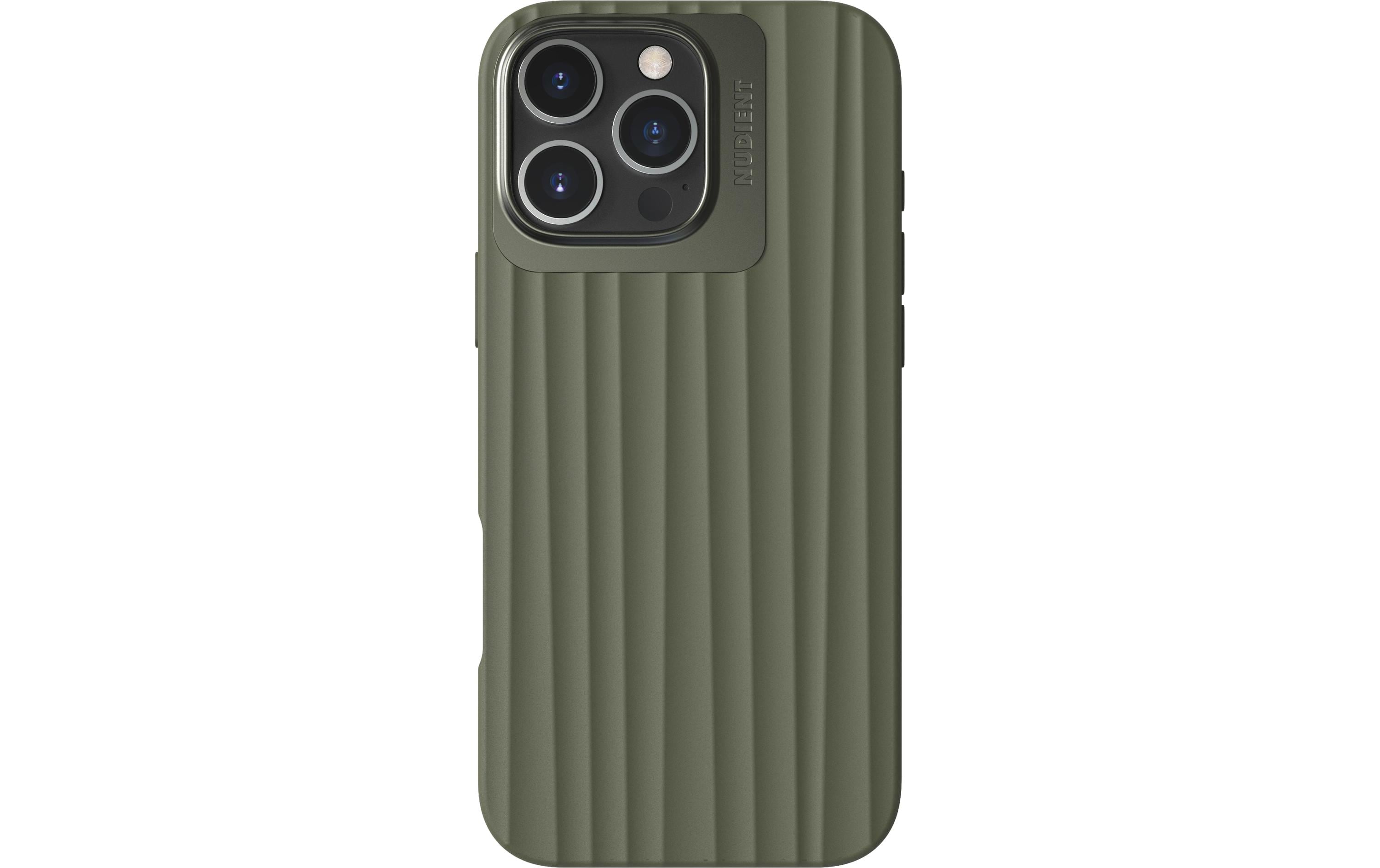 Nudient Bold MagSafe Olive Green iPhone 16 Pro Max