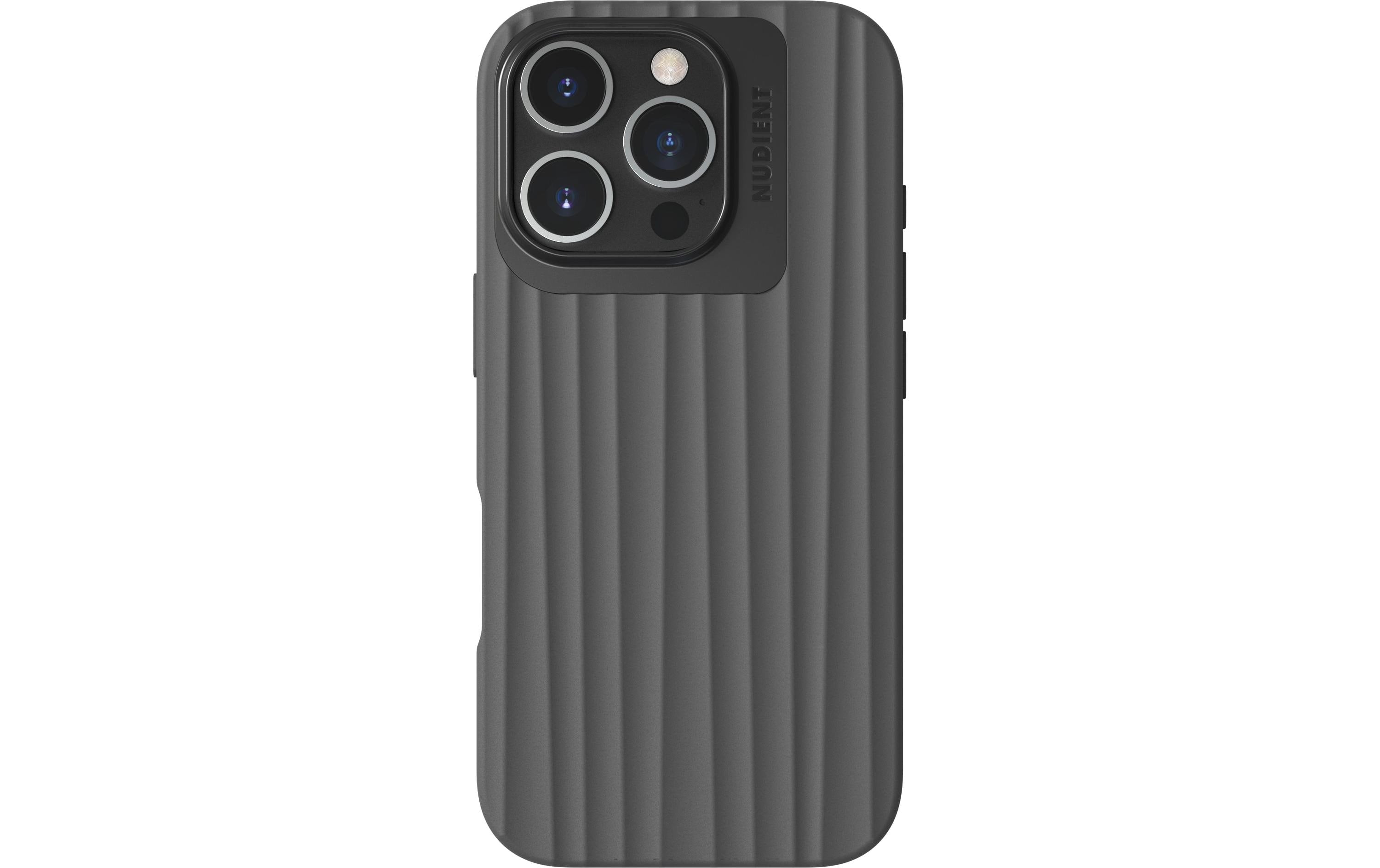 Nudient Bold MagSafe Storm Black iPhone 16 Pro