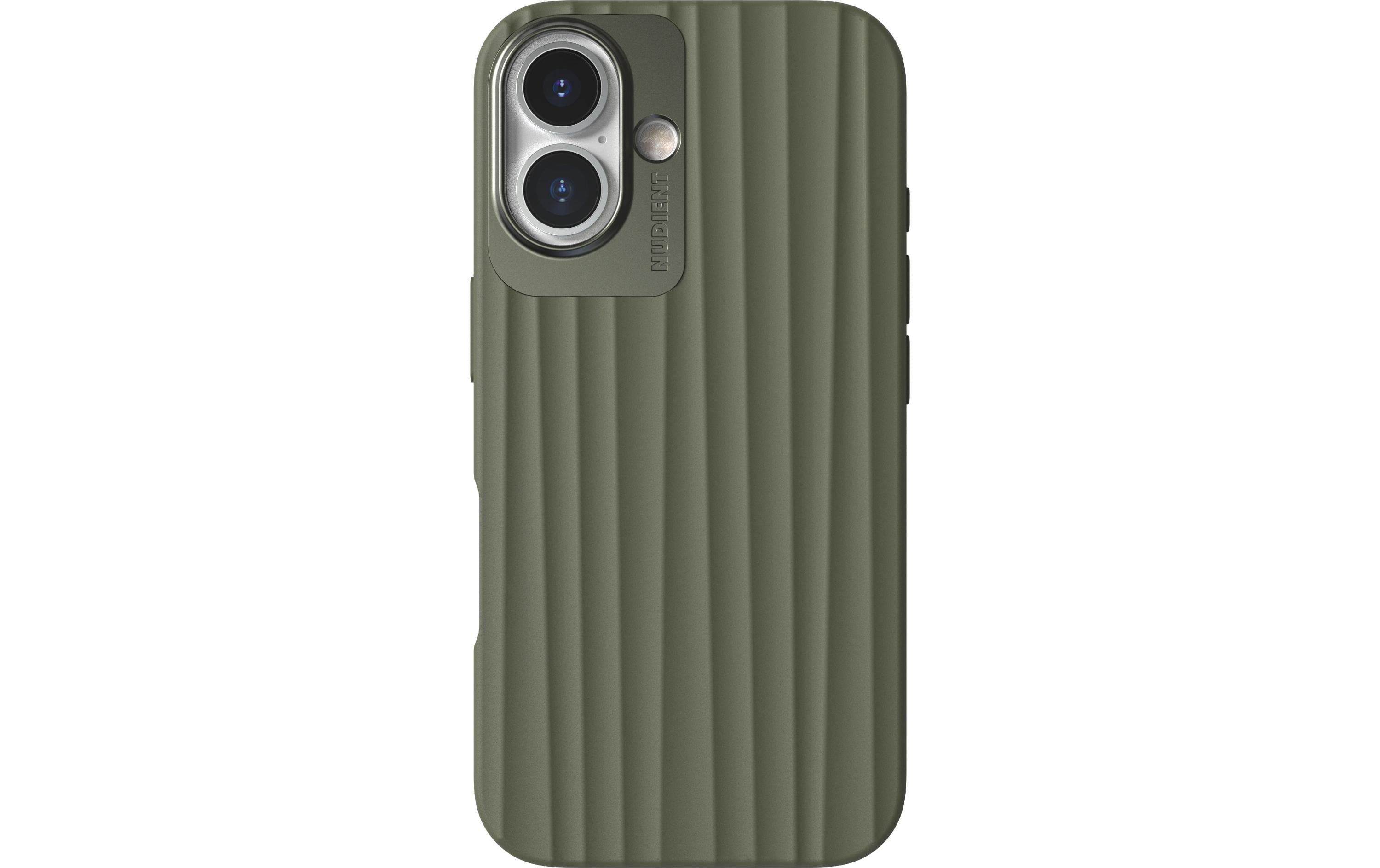 Nudient Bold MagSafe Olive Green iPhone 16+