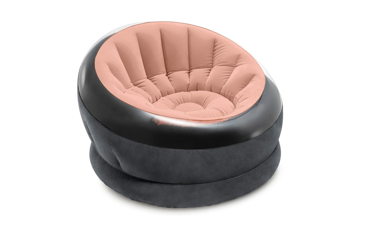 Intex Sessel Empire, Coral-Schwarz 1.12 m x 1.09 m x 69 cm, In/Outdoor