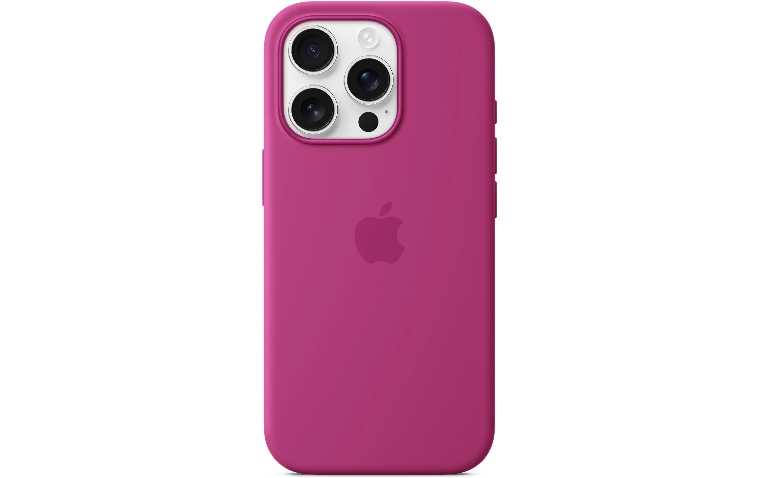 APPLE iPhone16 Pro Silicone Case inkl. MagSafe, Fuchsia