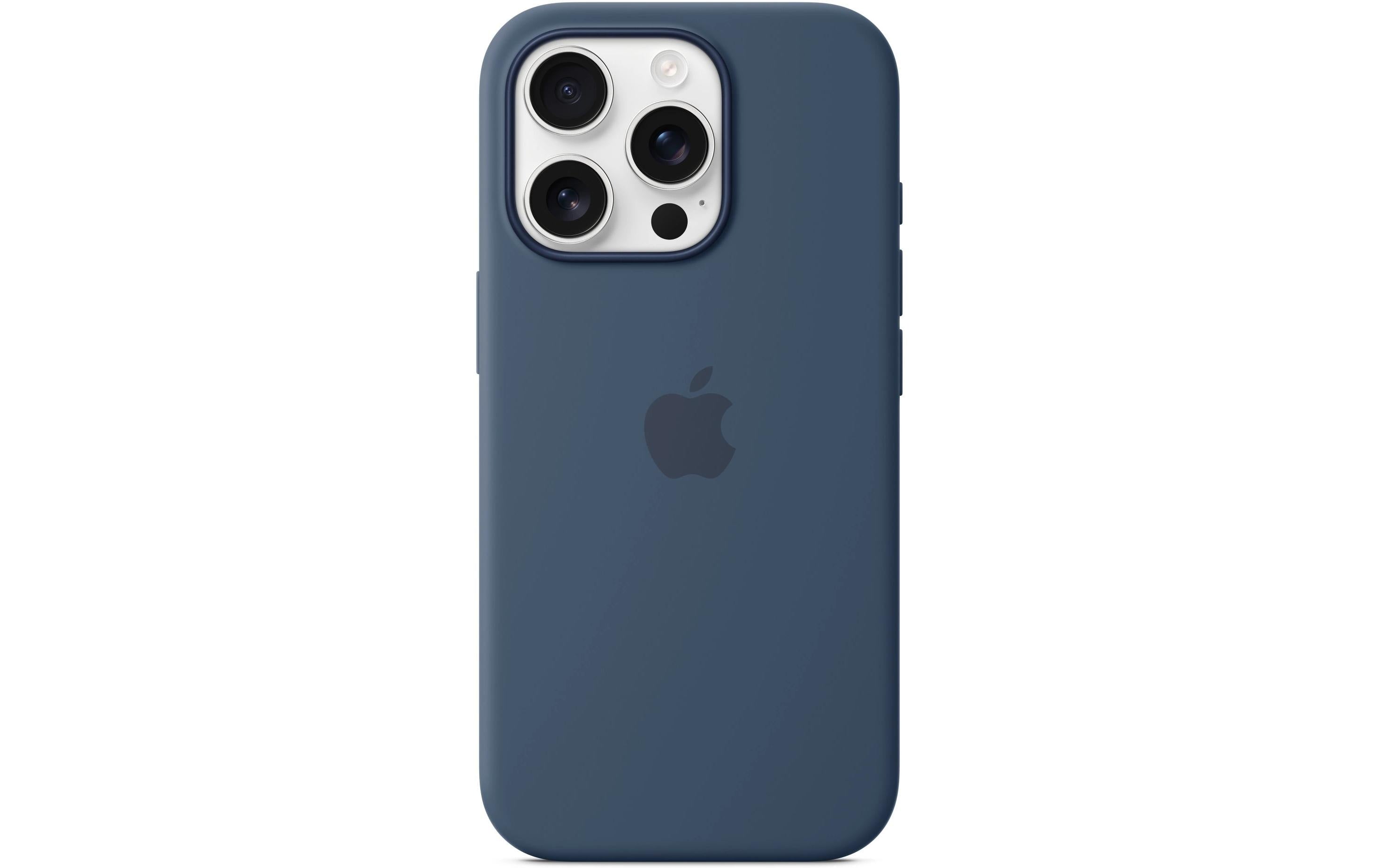 APPLE iPhone16 Pro Silicone Case inkl. MagSafe, Denim