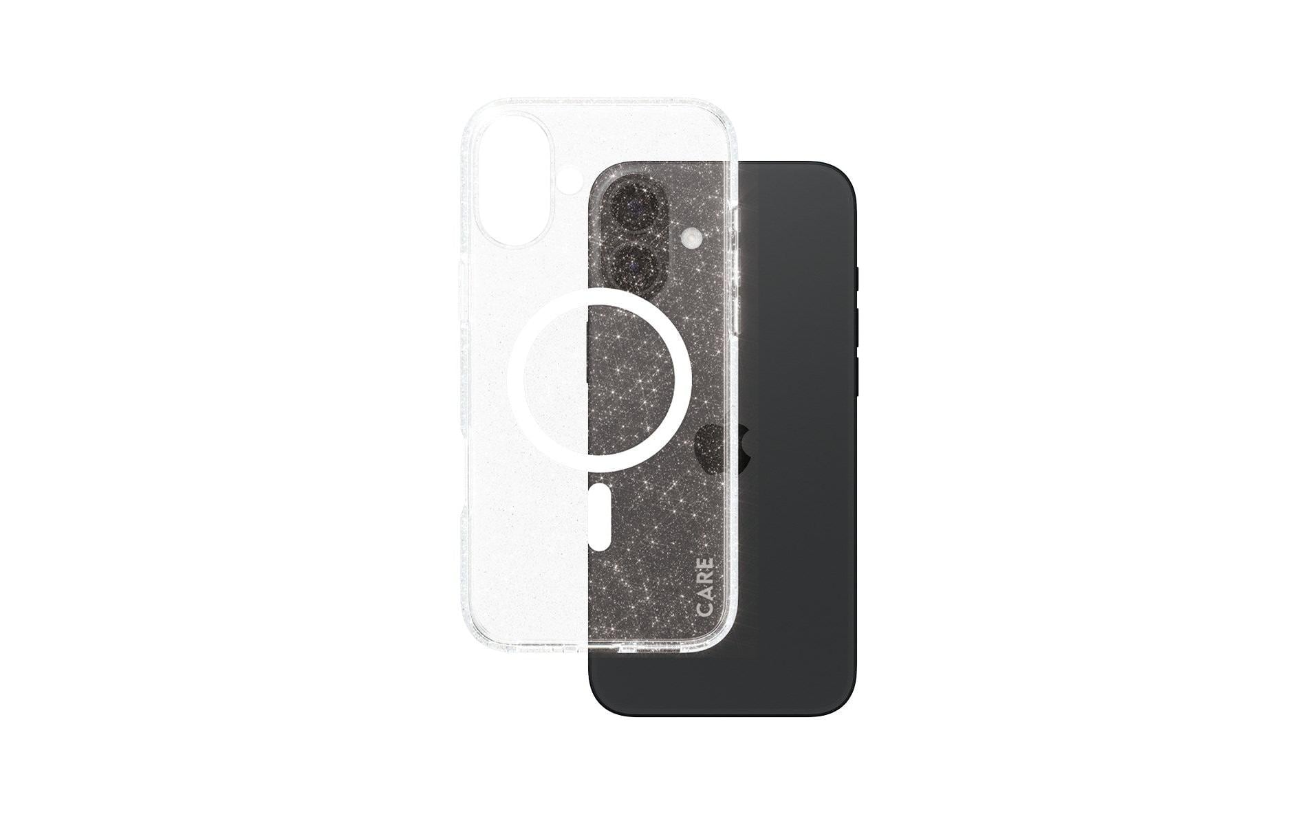 CARE Backcover Flagship Star Lit w. White fürs iPhone 16 Plus, mit MagSafe