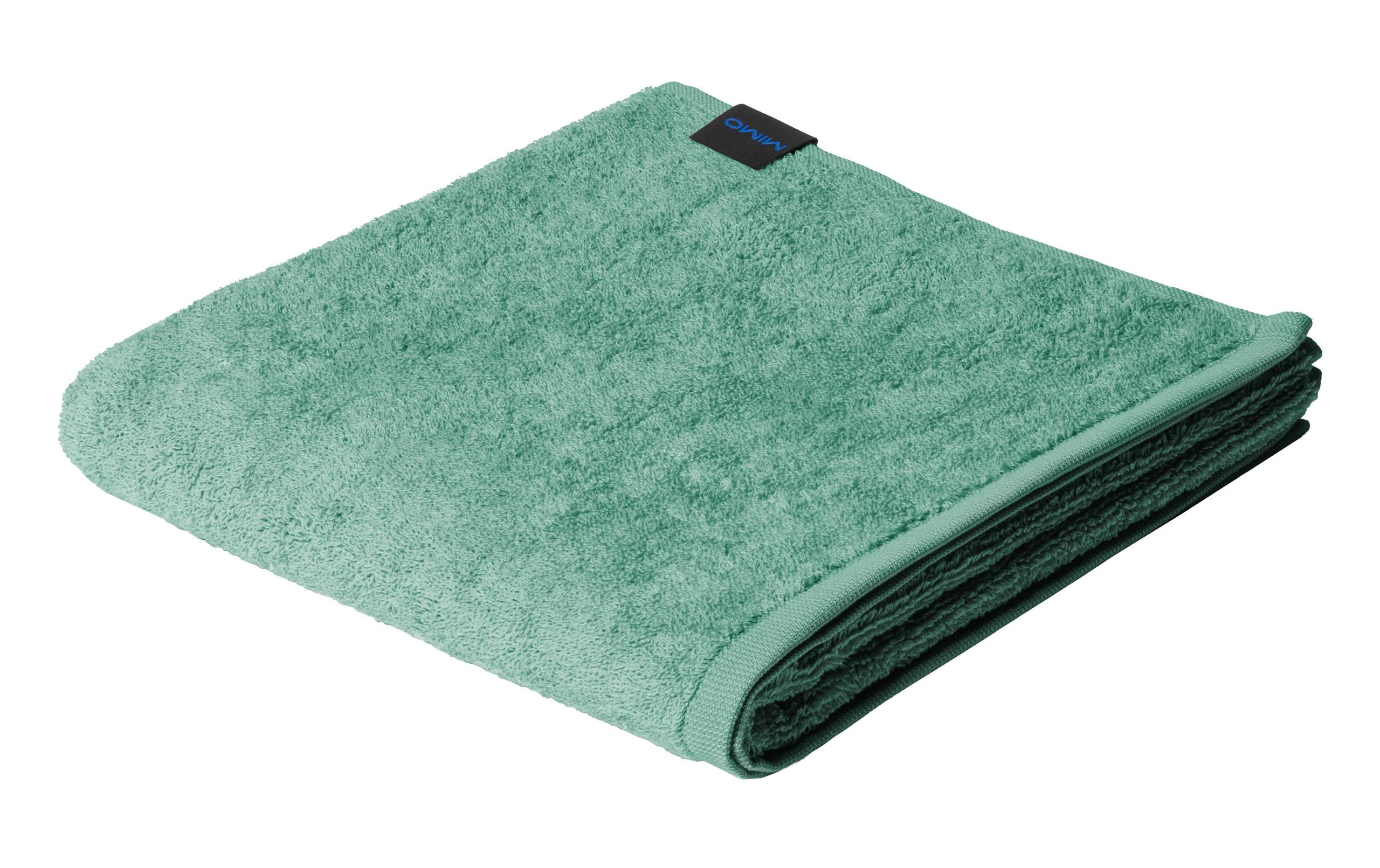 Mimo Handtuch Sea 50x100cm Caribbean Green 65%Baumwolle/35%Rec.Polyester, 500g/m2