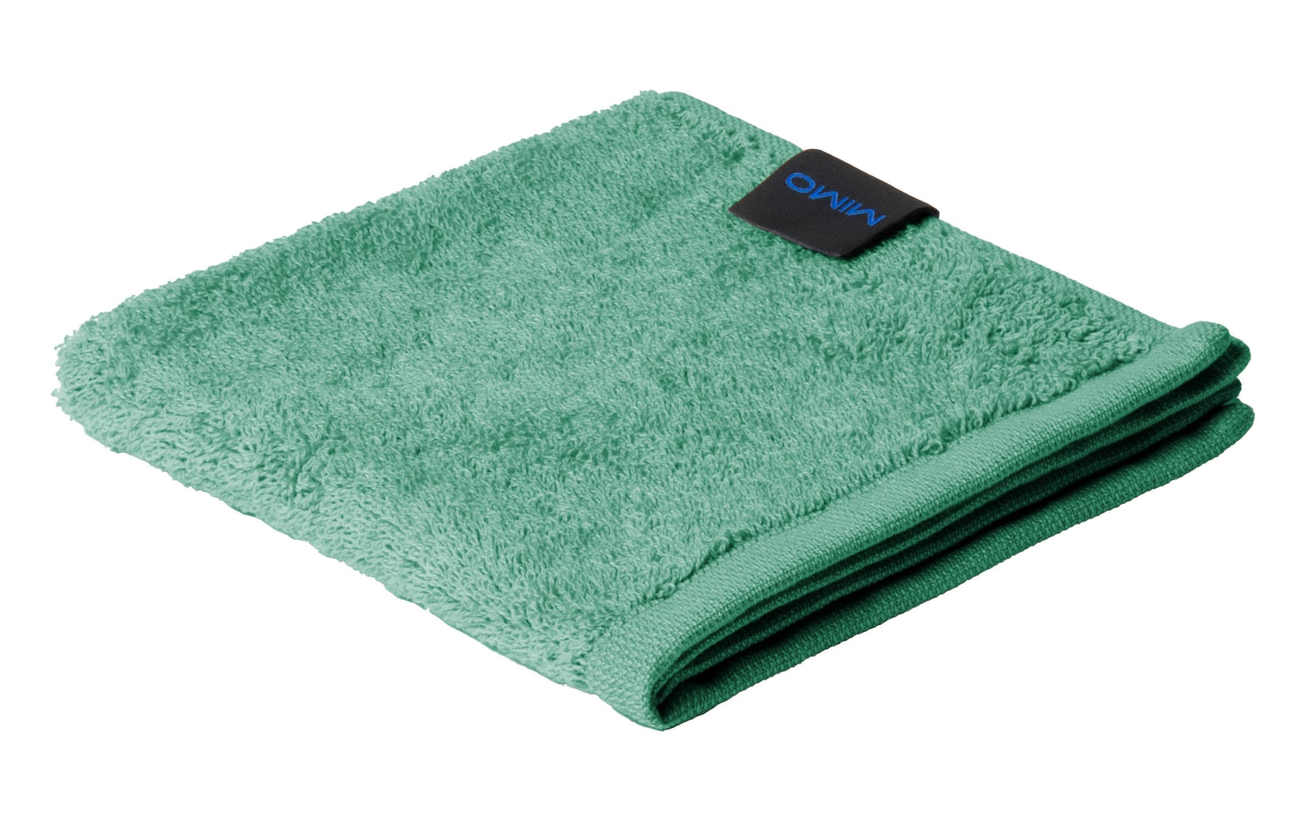 Mimo Seiftuch Sea 30x30cm Caribbean Green 65%Baumwolle/35%Rec.Polyester, 500g/m2