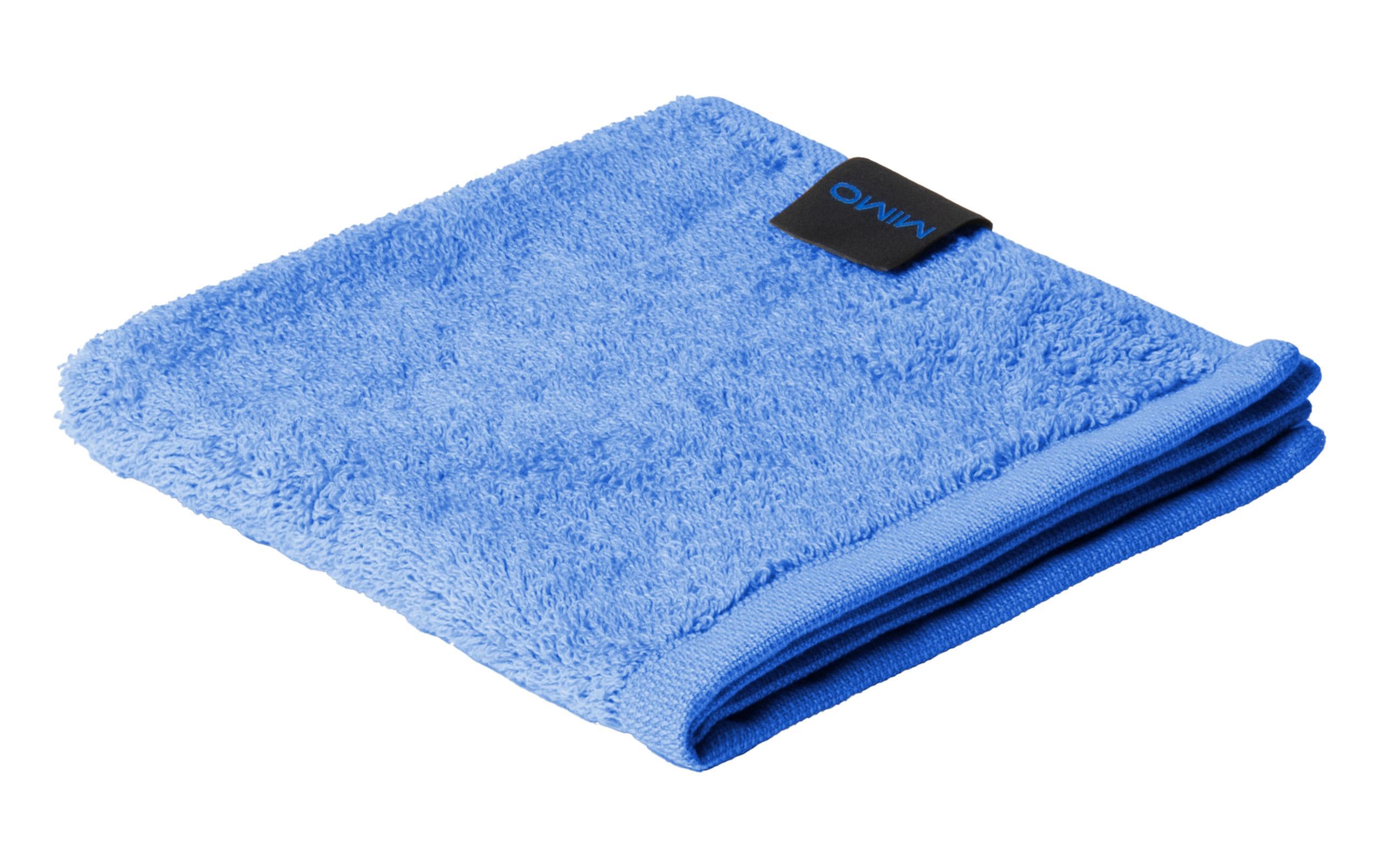 Mimo Seiftuch Sea 30x30cm Water Blue 65%Baumwolle/35%Rec.Polyester, 500g/m2