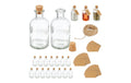 relaxdays Einmachflaschen 125ml Set mit 20 Flaschen