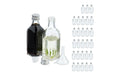 relaxdays Einmachflaschen 50ml Set mit 30 Flaschen