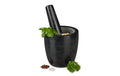 relaxdays Mörser mit Stössel 13cm Granit, 500ml