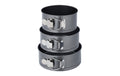 relaxdays Springformen-Set rund Set mit 3 Grössen, 14/16/18cm