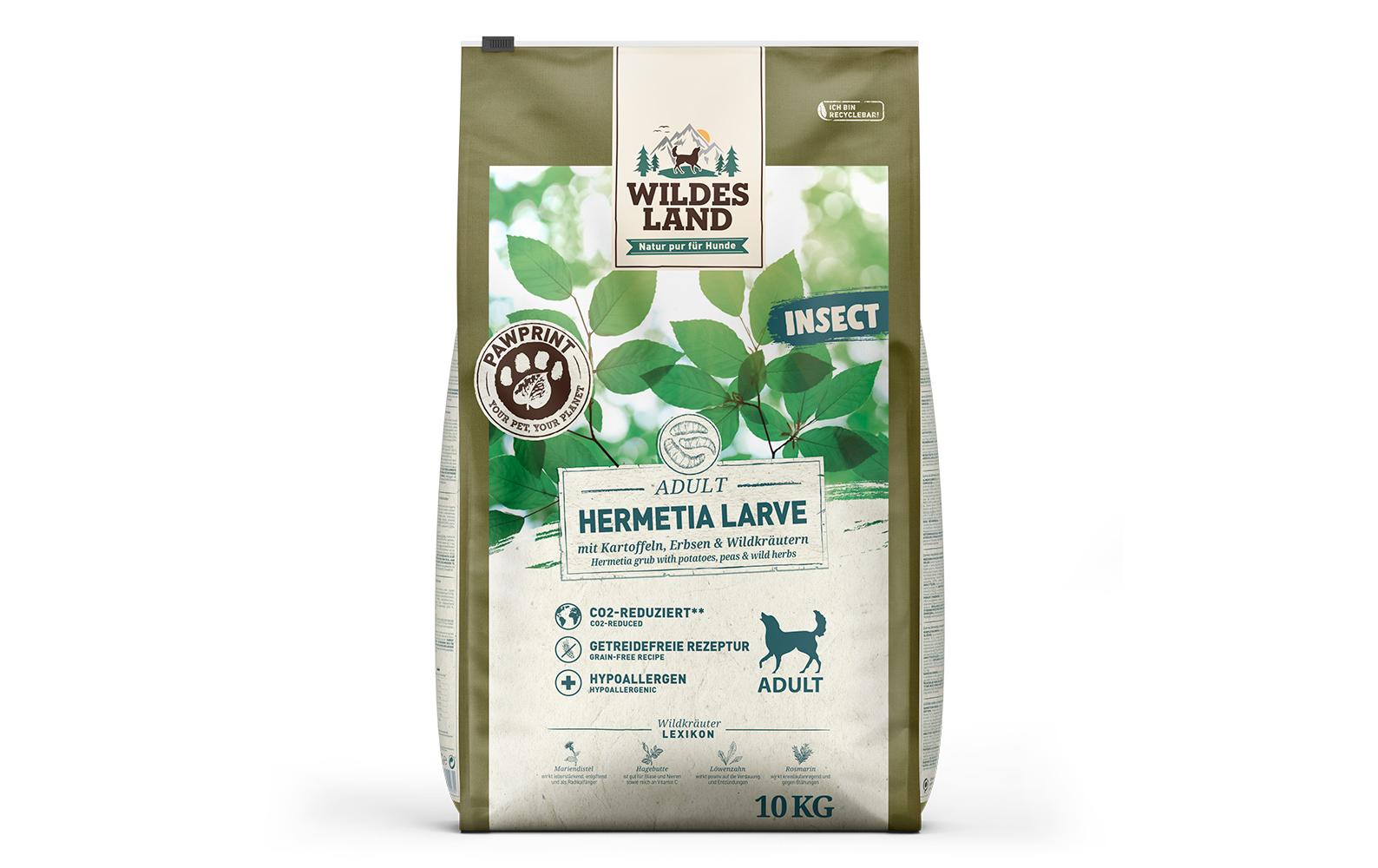 Wildesland Dog PawPrint Insect 10kg