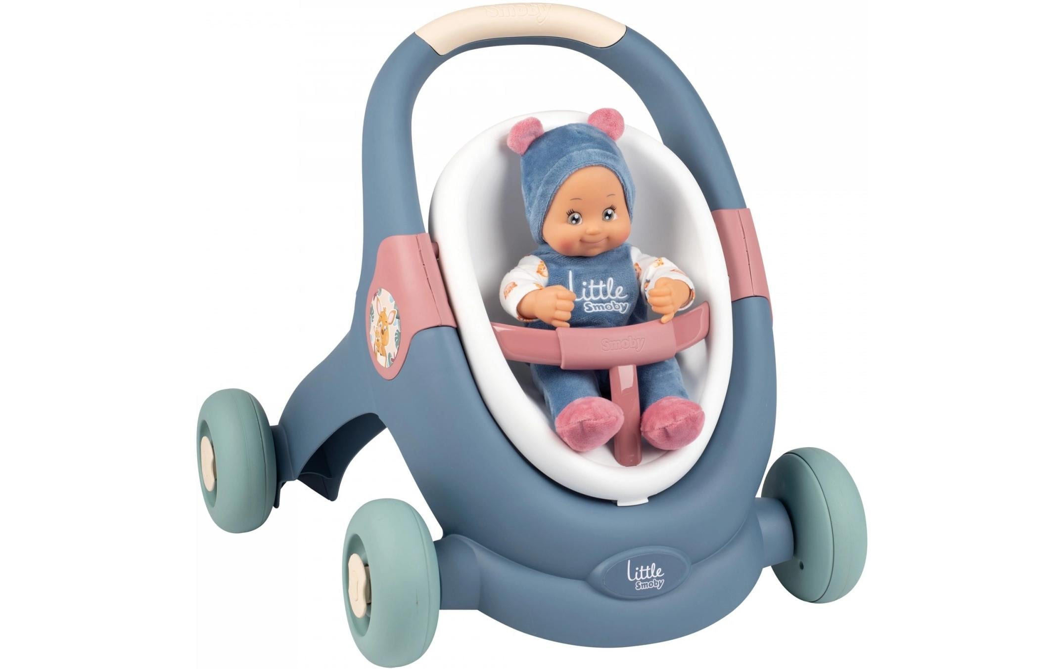 Little Smoby Lauflernwagen mit Puppe