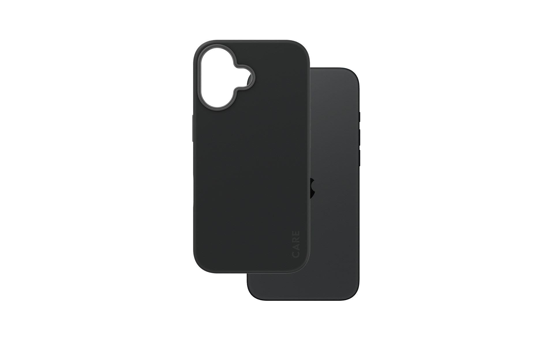 CARE Backcover Fashion Black fürs iPhone 16, mit MagSafe