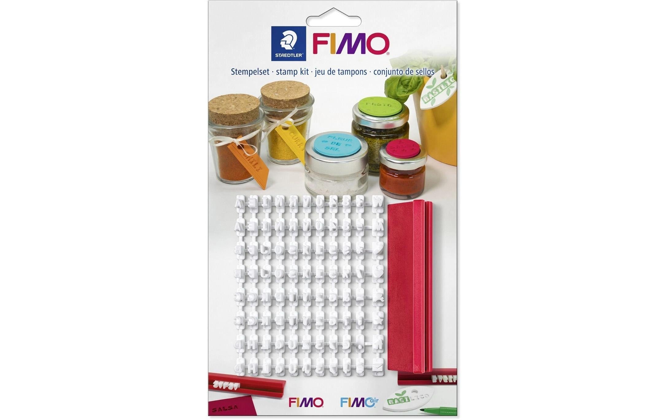 FIMO Stempelset mit 88 Zeichen