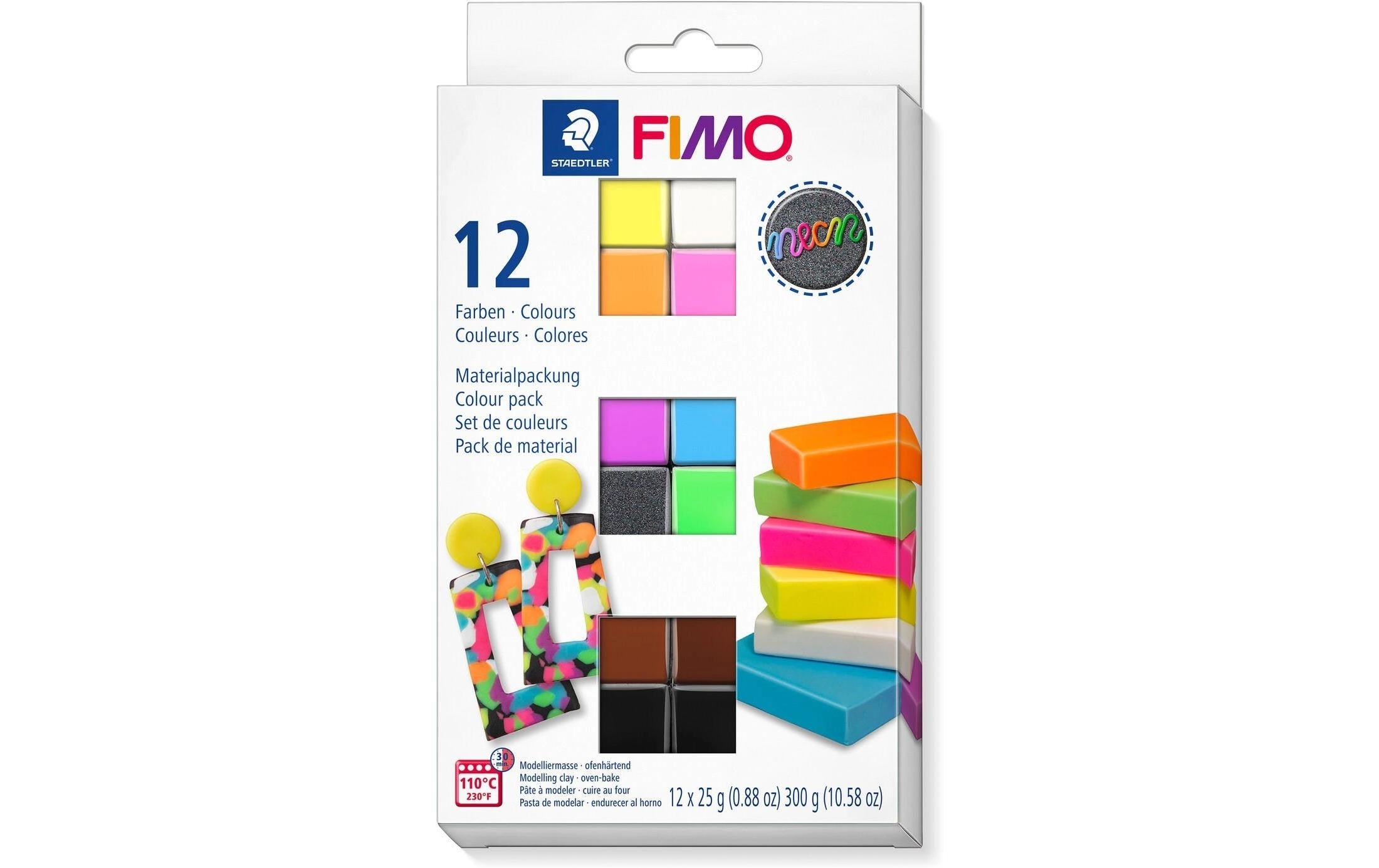Fimo effect Set 12x25g 12 Farben