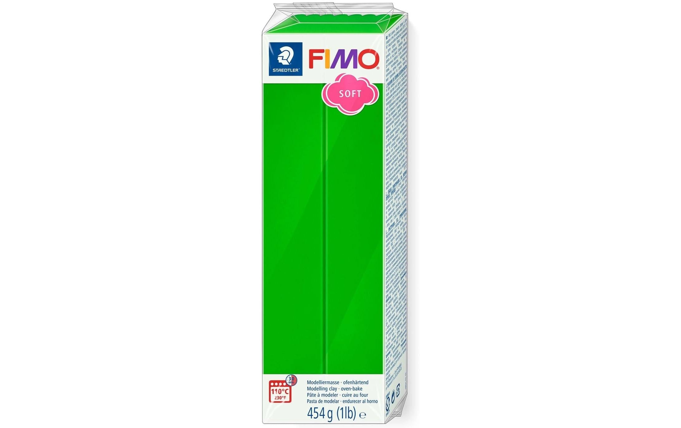 FIMO Soft Modelliermasse tropischgrün, Grossblock 454 gr