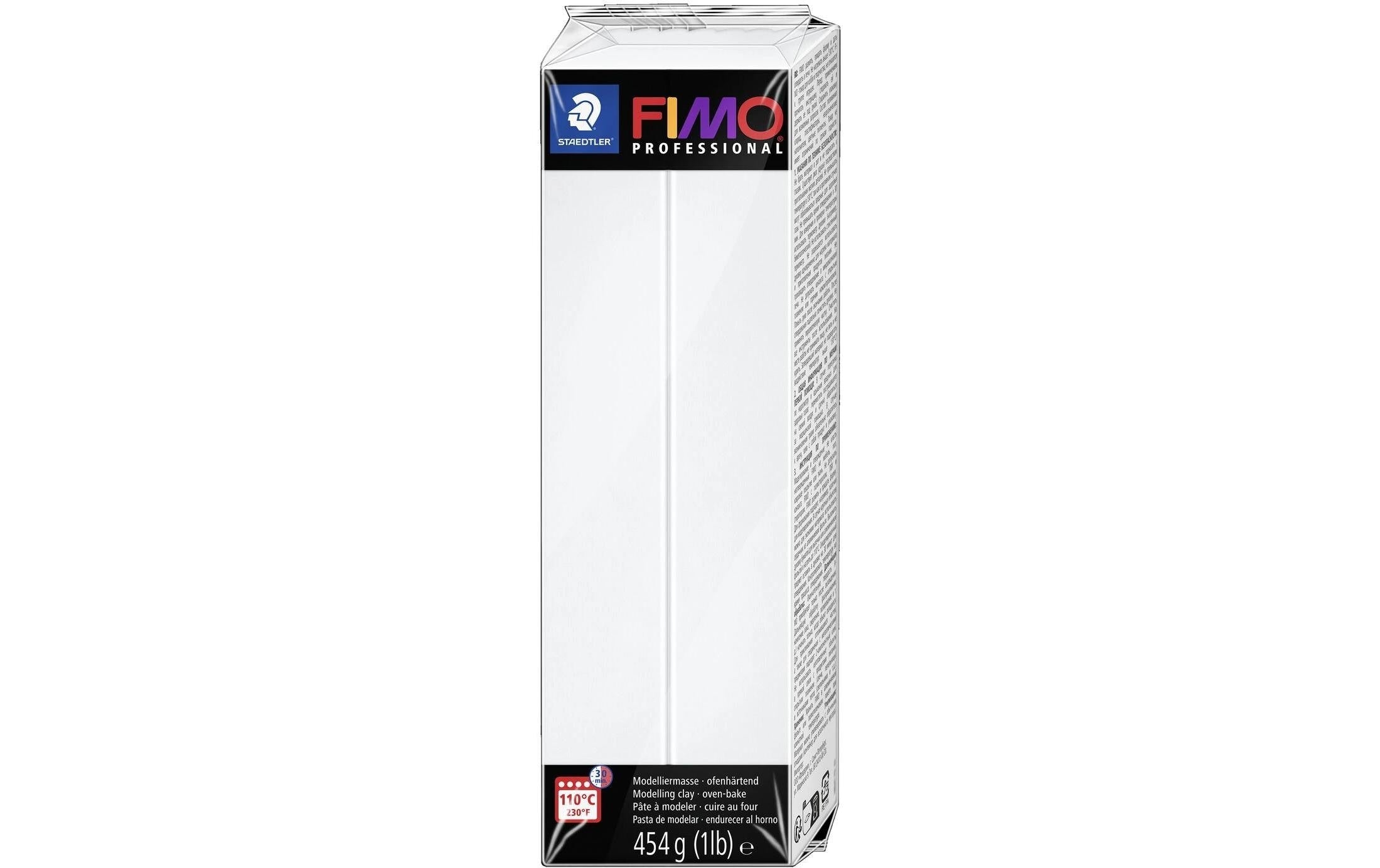 FIMO Professional Modelliermasse weiss, Grossblock 454 gr