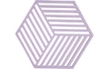 Zone Topfuntersetzer Hexagon, Lupine 16x14x0.9 cm (LxBxH), Silikon