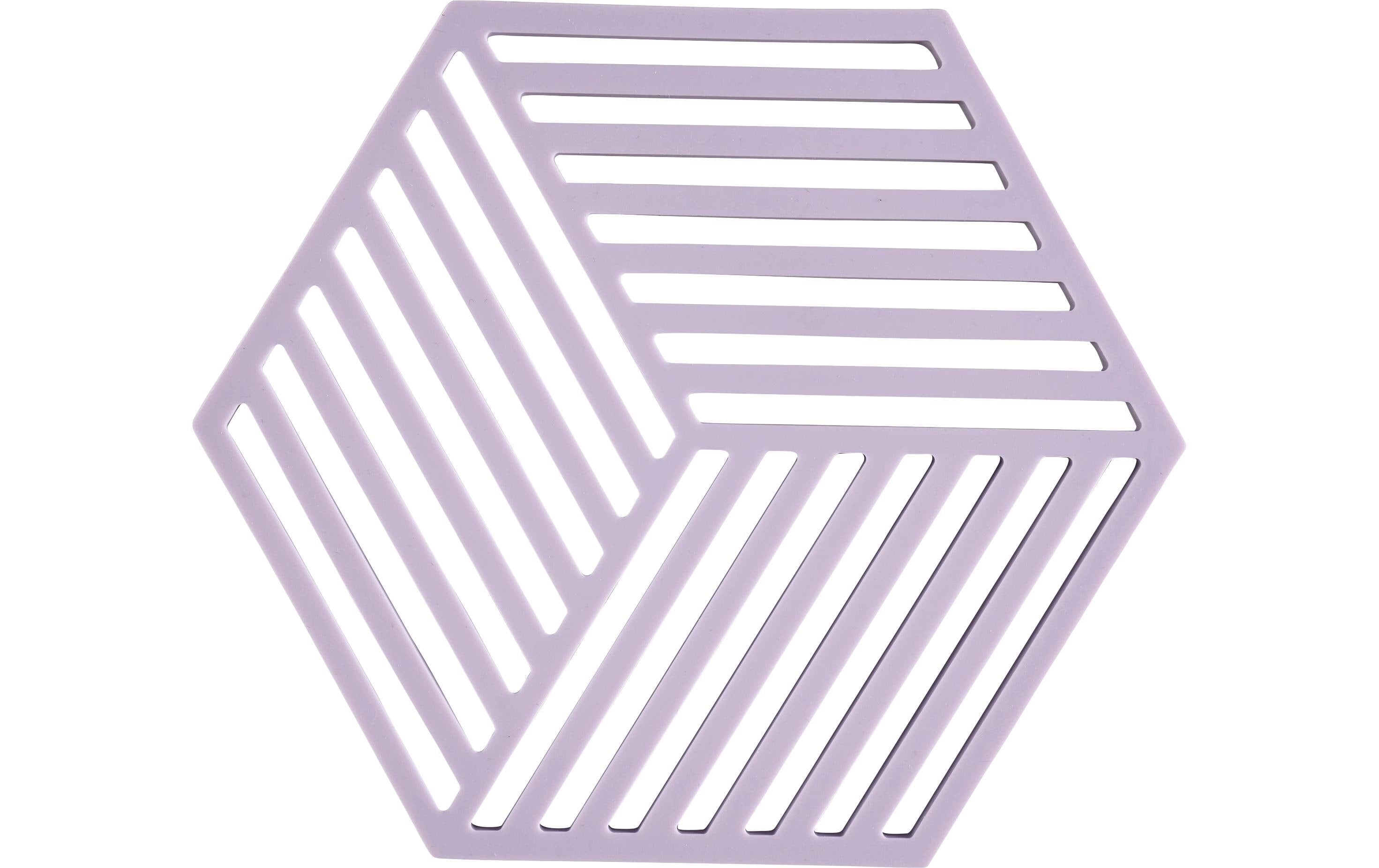 Zone Topfuntersetzer Hexagon, Lupine 16x14x0.9 cm (LxBxH), Silikon