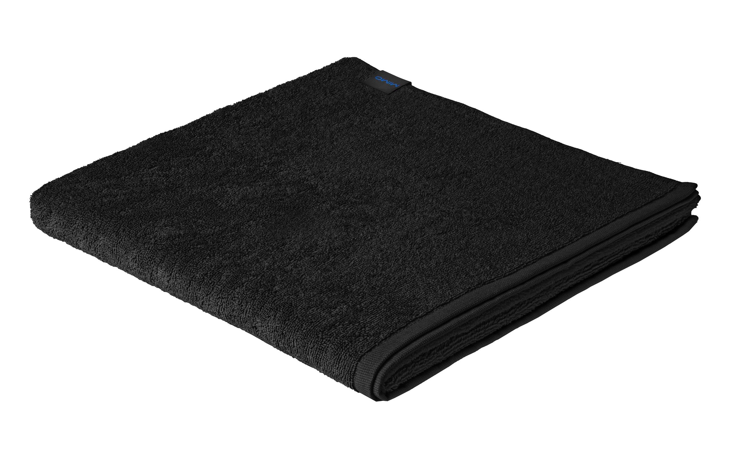 Mimo Duschtuch Sea 70x140cm Black 65%Baumwolle/35%Rec.Polyester, 500g/m2