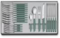 Victorinox Swiss Modern Besteck-Set 24-teilig, sage, PP Copolymere, Tafel
