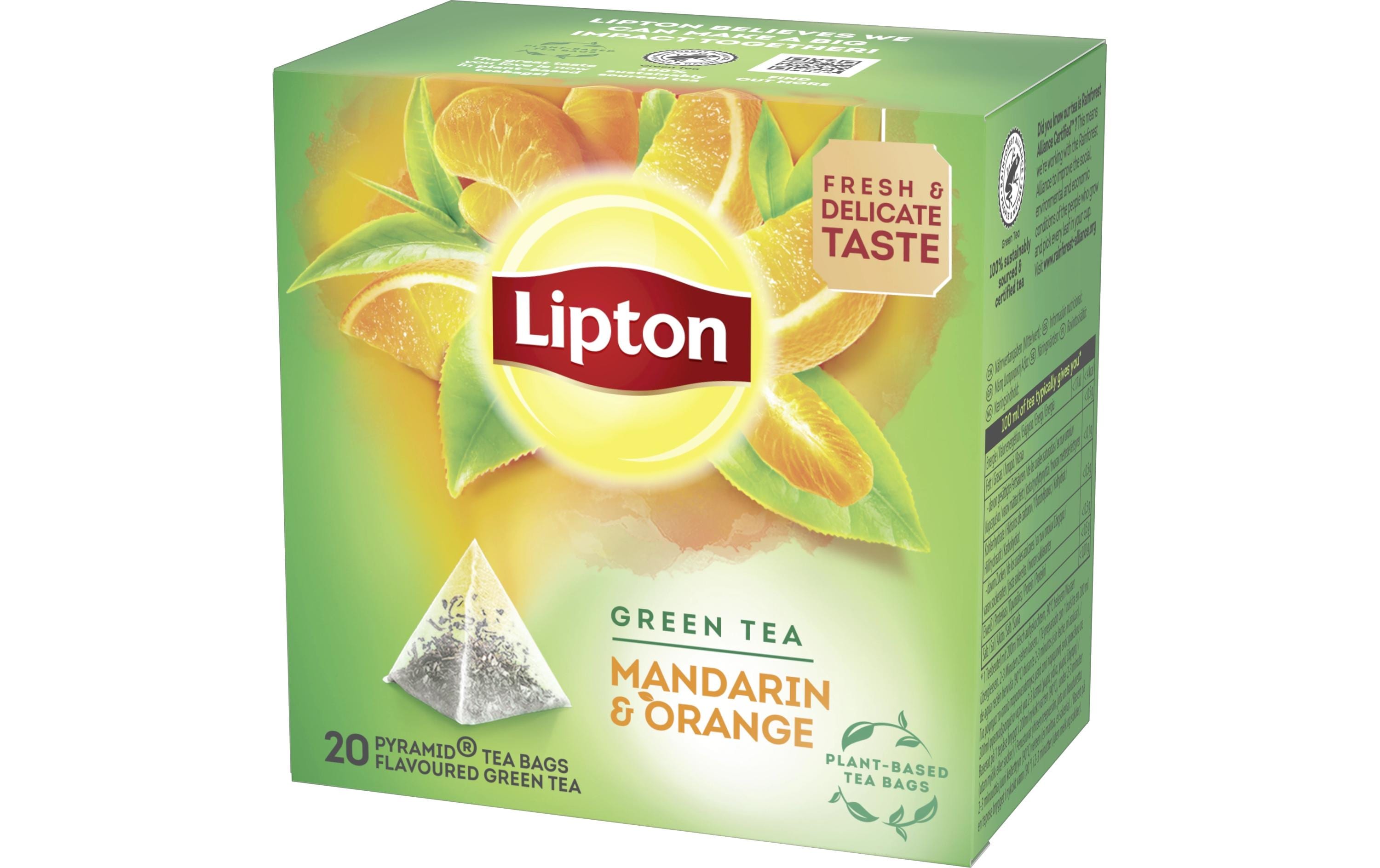 Lipton Teebeutel Green Mandarine Orang 20 Green Mandarin & Orange