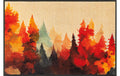 Wash+Dry Fussmatte Golden Season 50x75 cm, Flor Polyamid, Anti-Rutsch