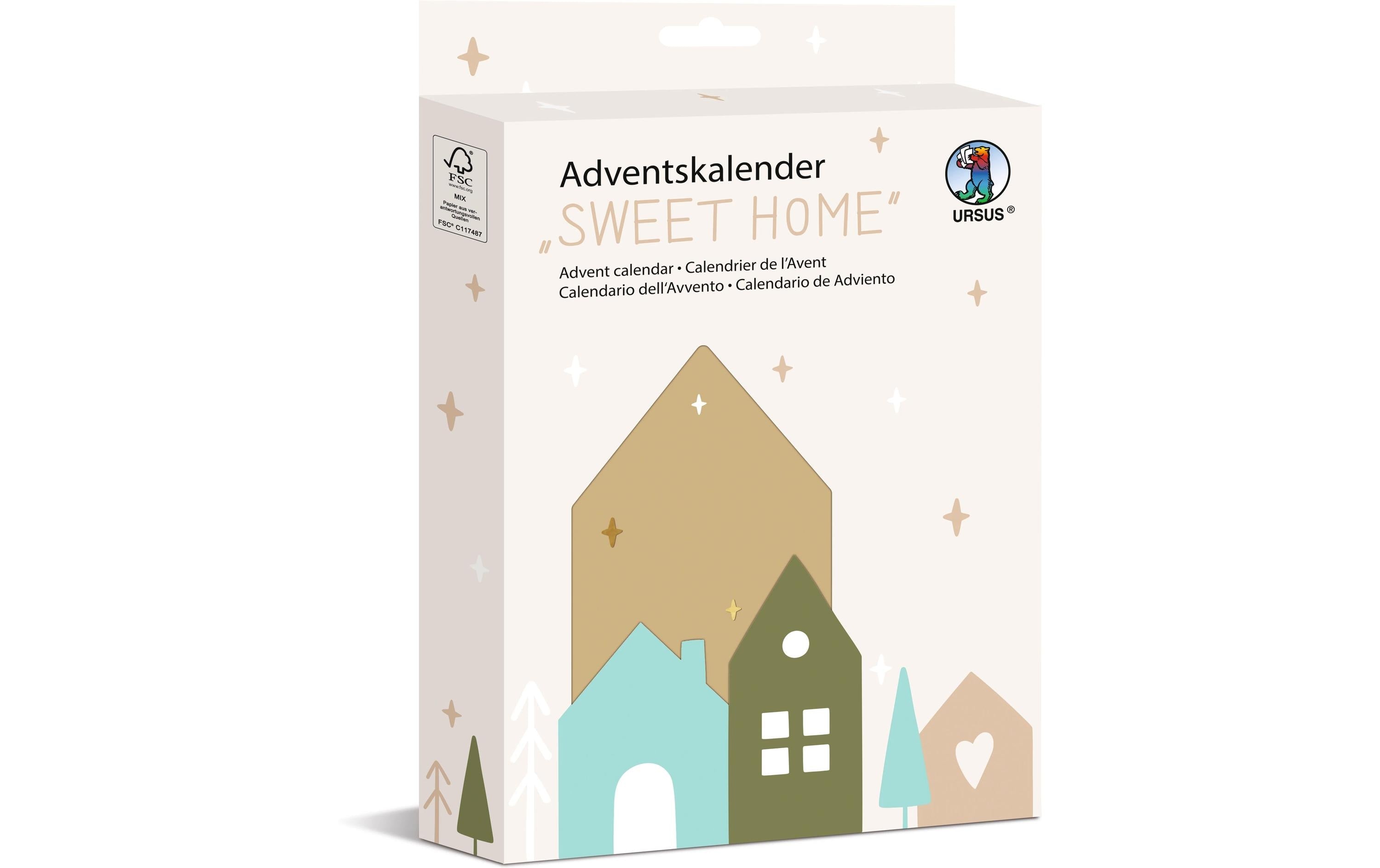 URSUS Adventskalender-Set Sweet Home