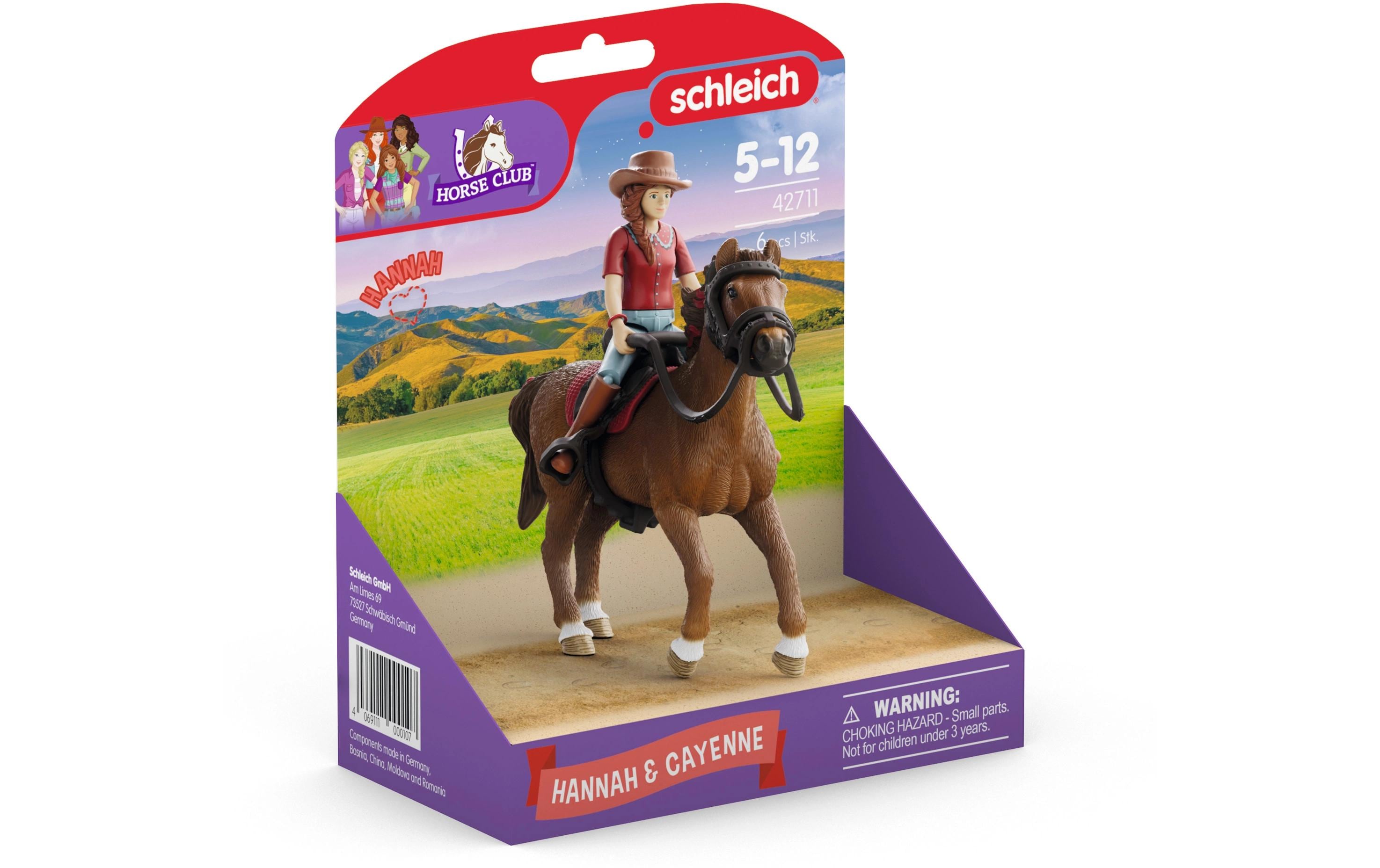 Schleich Hannah & Cayenne Horse Club