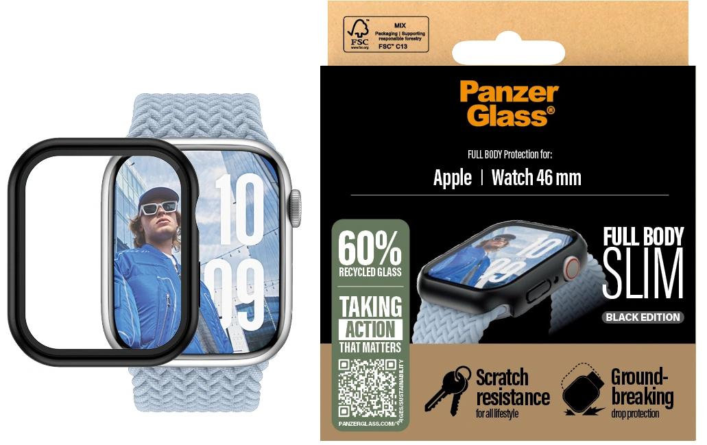 PanzerGlass Full Body (Slim), Schwarz Apple Watch Series 10 (46mm)