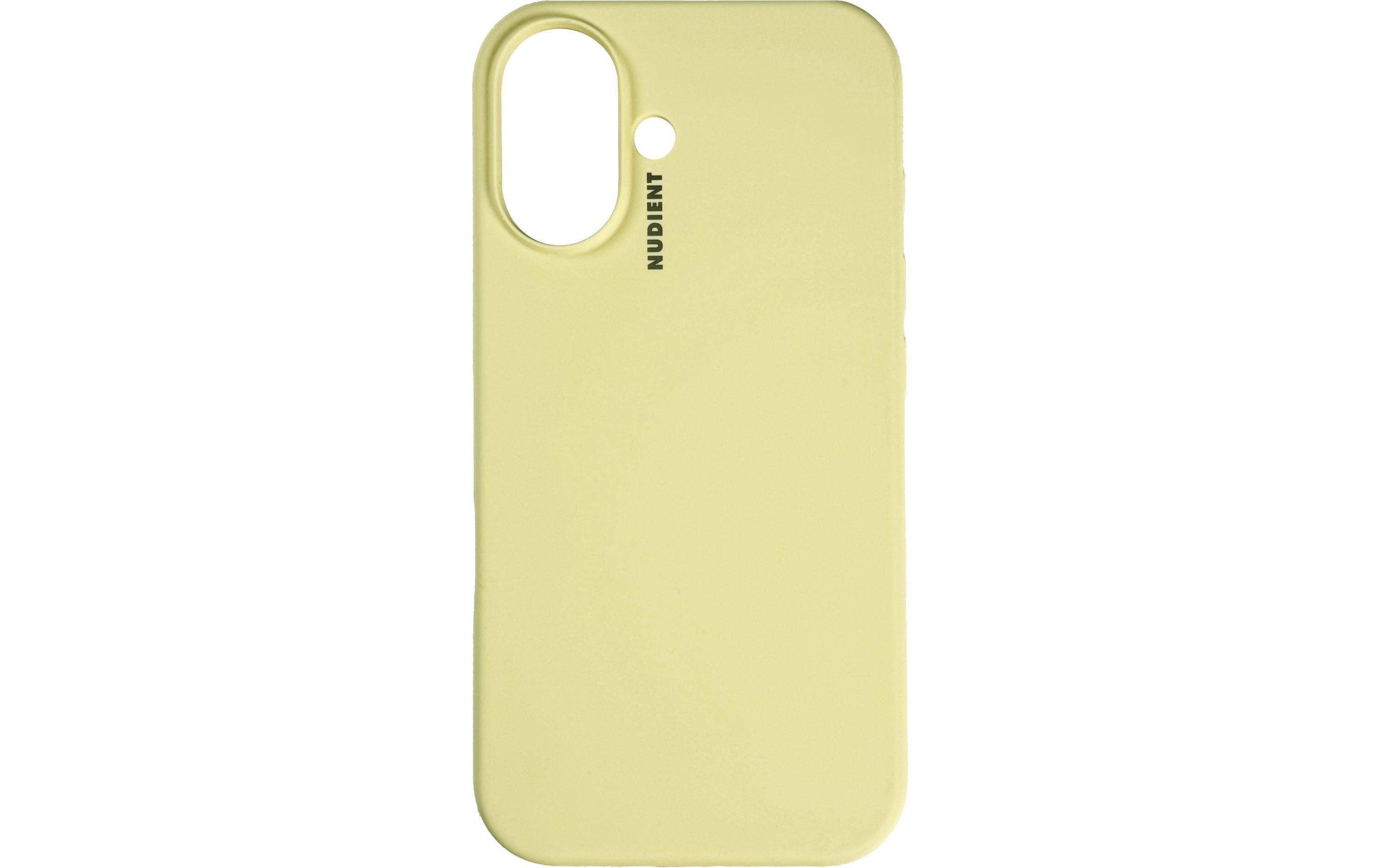 Nudient Base Pale Yellow iPhone 16+