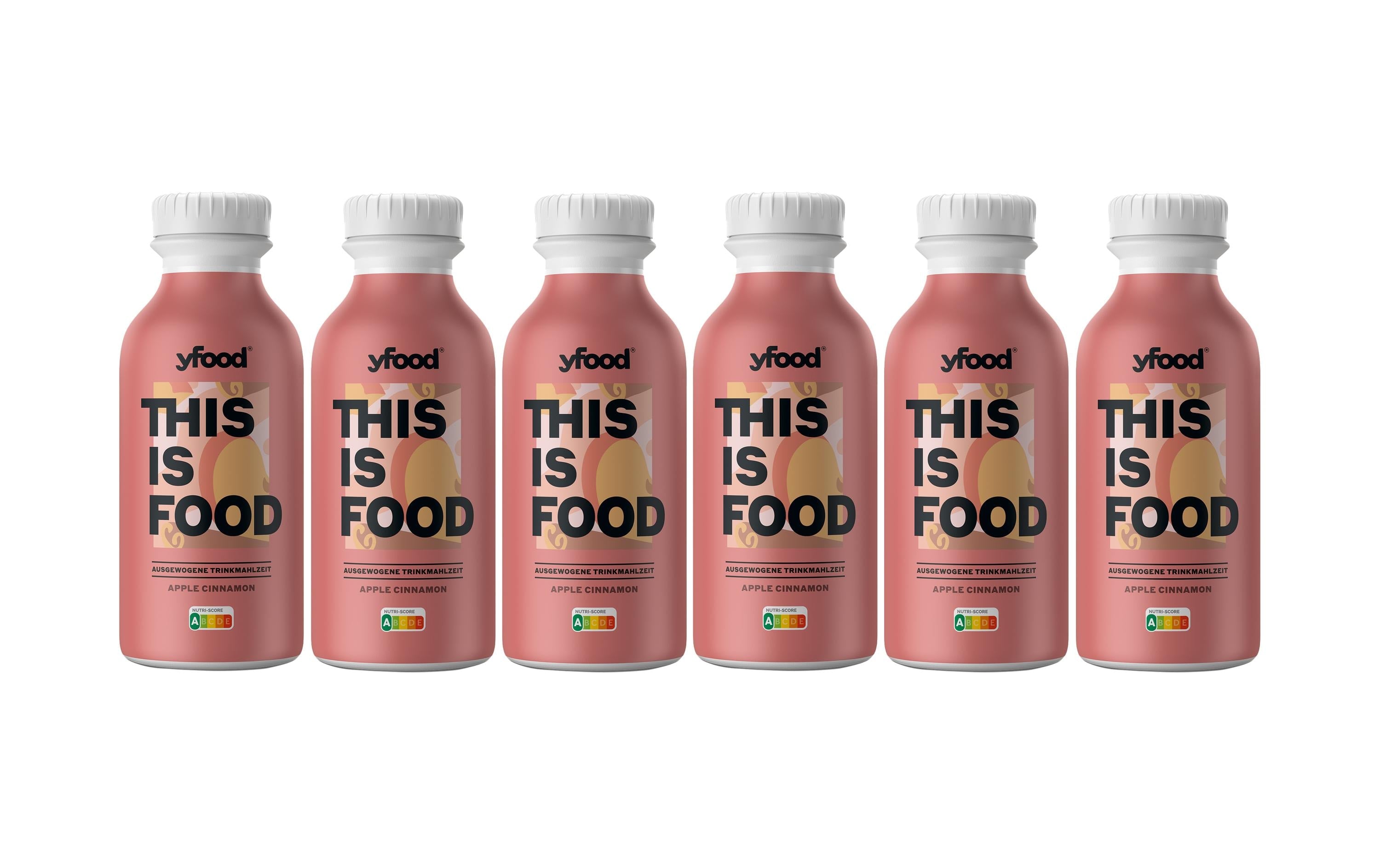 YFood Trinkmahlzeit Apple Cinnamon 6 x 500ml - Limited Edition