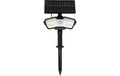 EASYmaxx Solarstrahler 3.7V schwarz Solarleuchte IP64, Wand oder Bodenmontage