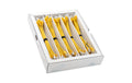 SLIM Patchkabel: 25cm, gelb, 50-Pack Cat.6A, U/FTP, LSOH, Klinke nicht brechbar