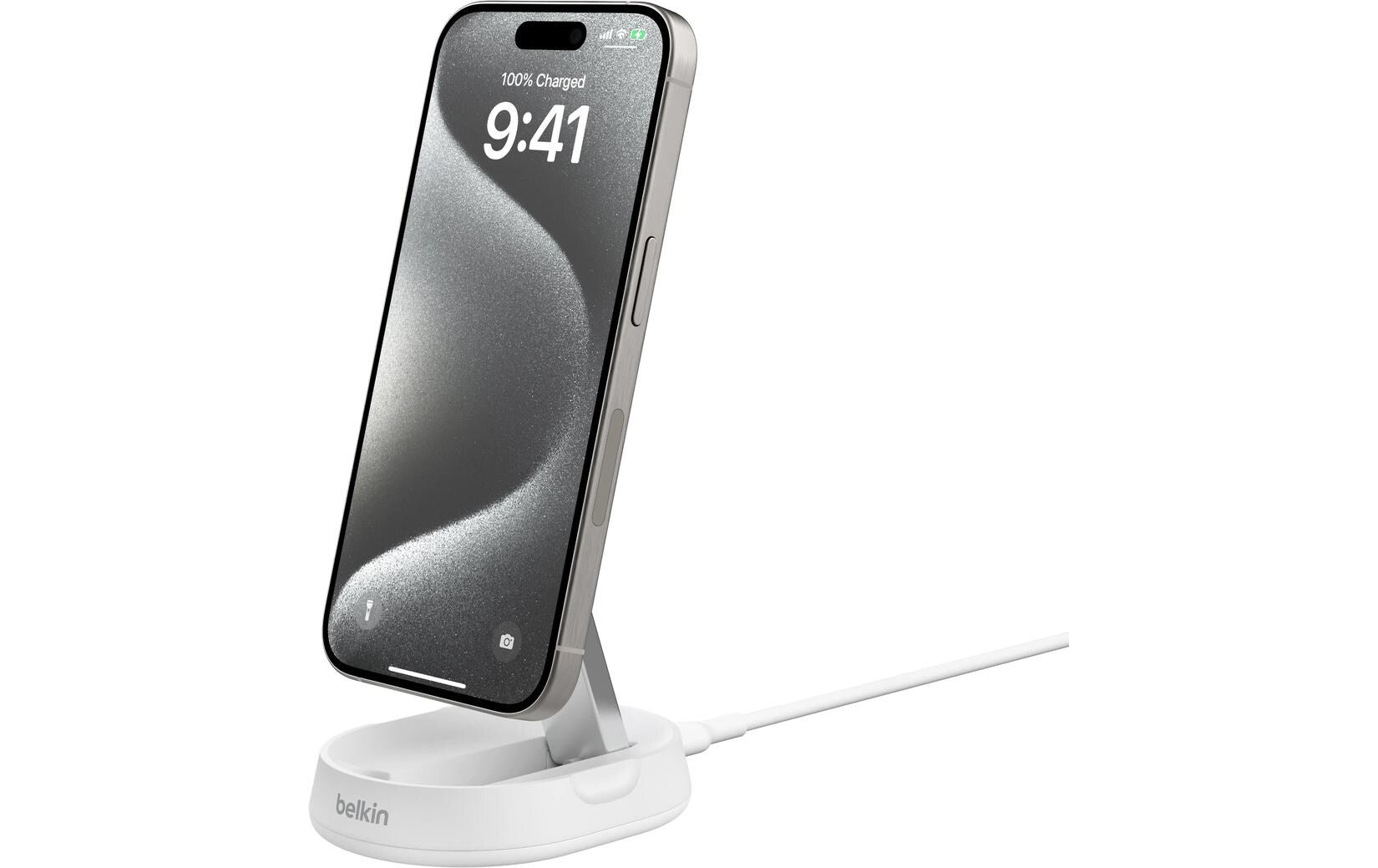 Belkin BoostCharge Pro Qi2 weiss