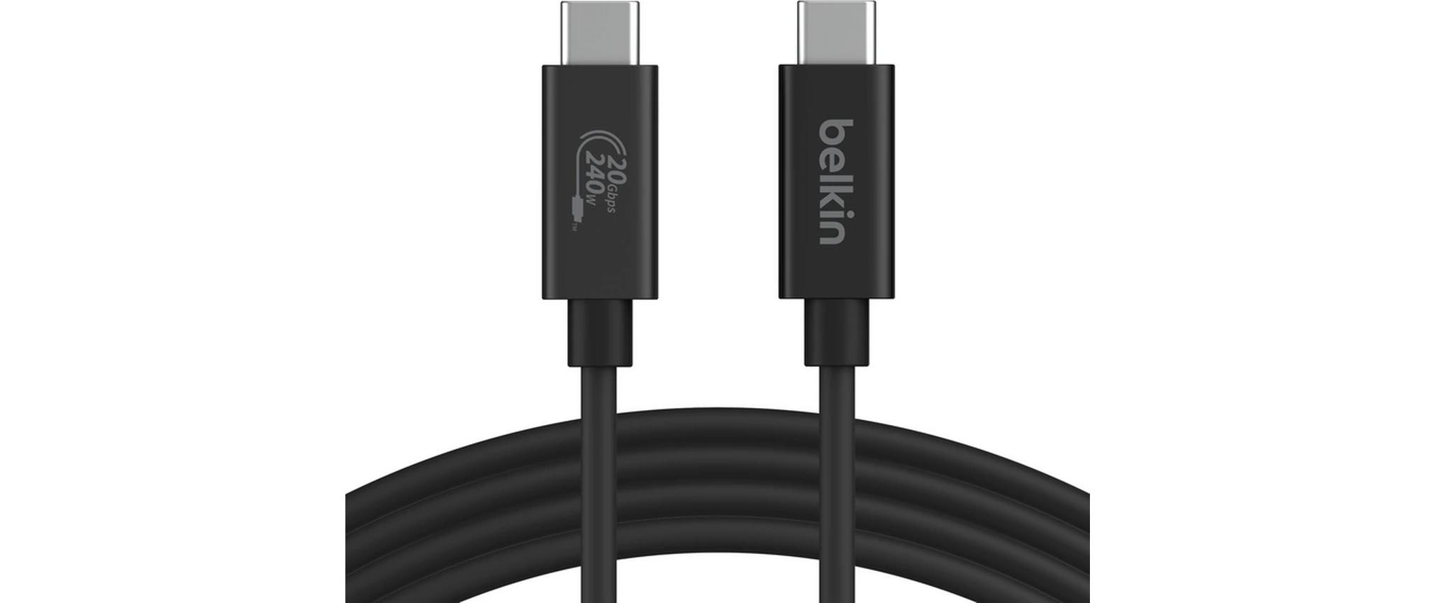 Belkin USB4 Kabel 2m, schwarz
