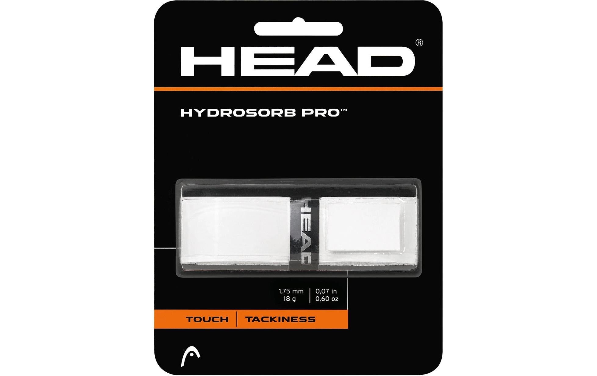 HEAD Tennis Grip HydroSorb Pro Basisband, white