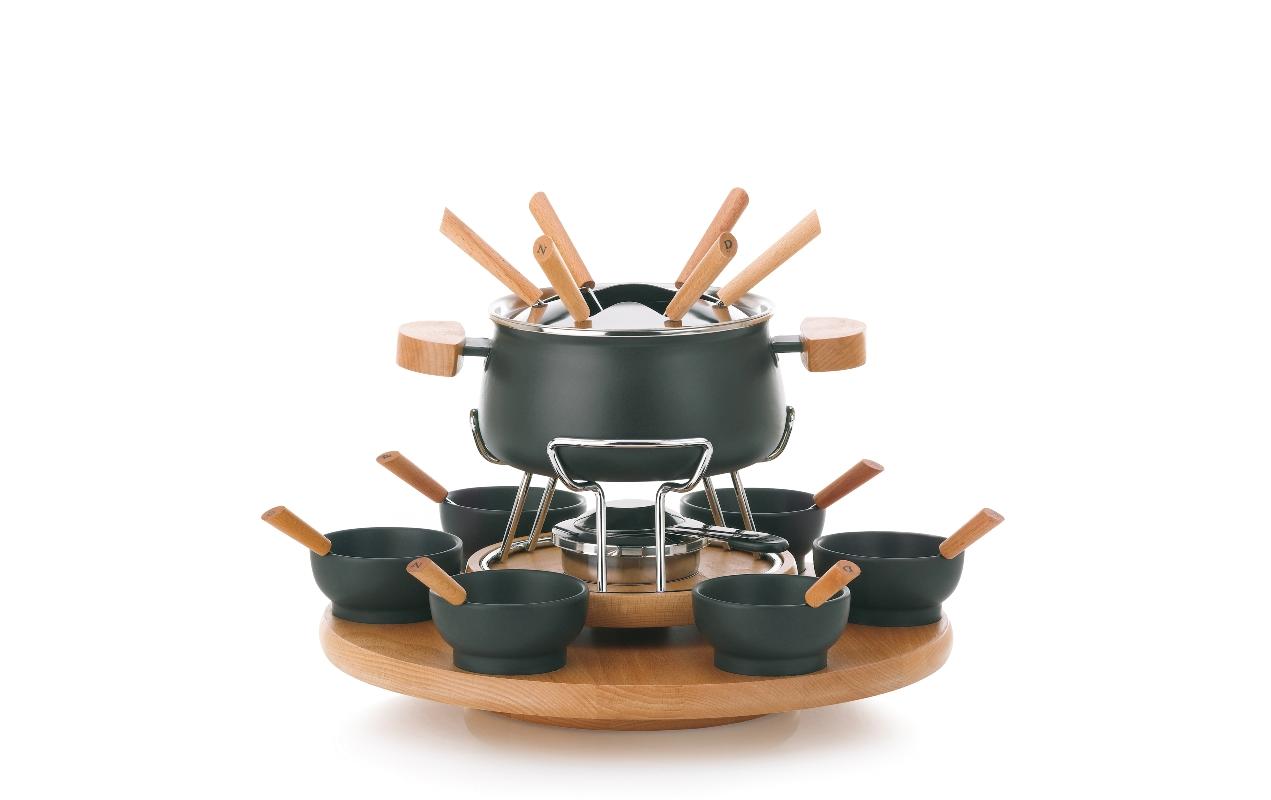 Kela Fleischfondue-Set Natura 23-teilig, 1.2 Liter