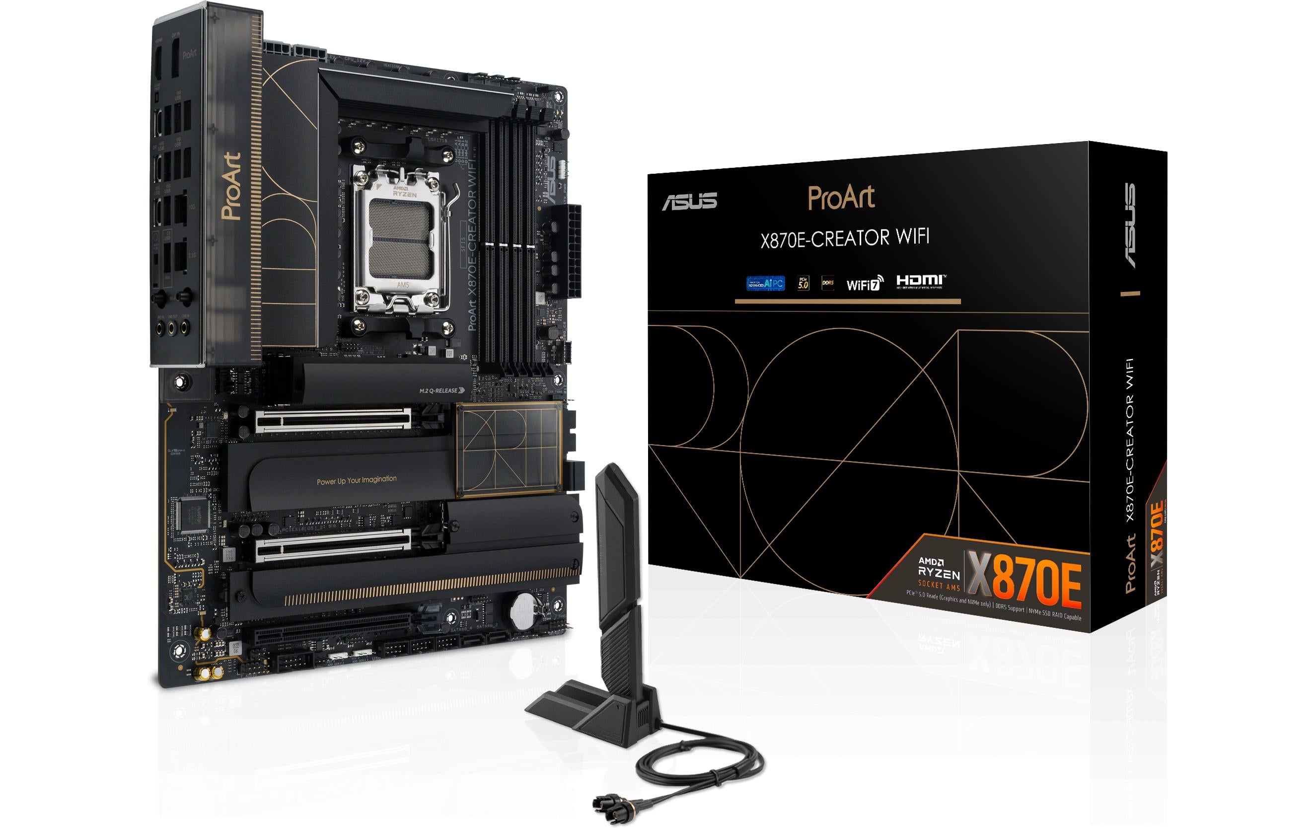 ASUS ProArt X870E-CREATOR WIFI, ATX, AM5 AMD X870E, 4x DDR5, PCI-E 5.0