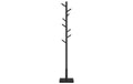 Vasagle Garderobeständer, Schwarz, 8 Haken 30x30x175 cm (TxBxH), Traglast 24 kg