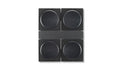 Flexson Wandhalterung x4 Amp Black