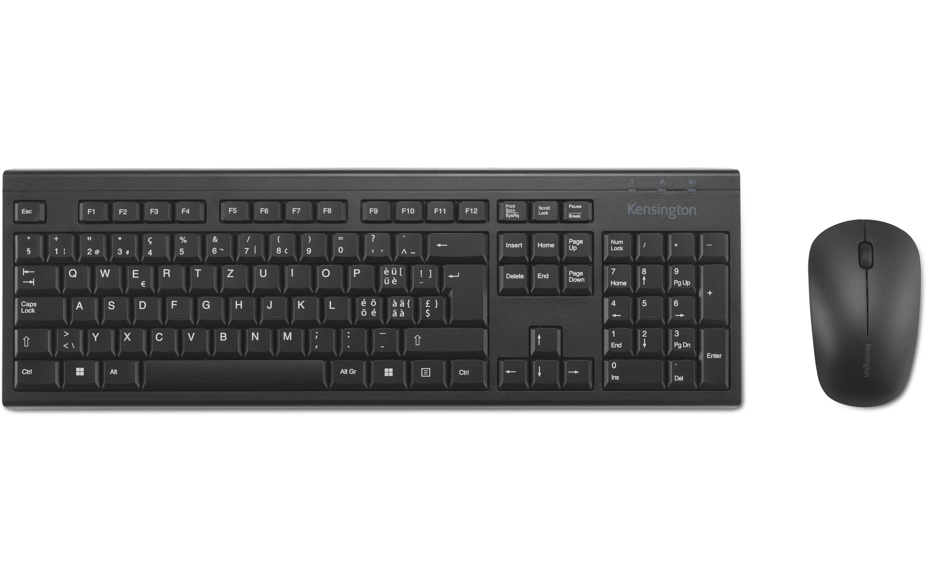 Kensington KM150 EQ Wrl. Tastatur- Maus Set CH Layout